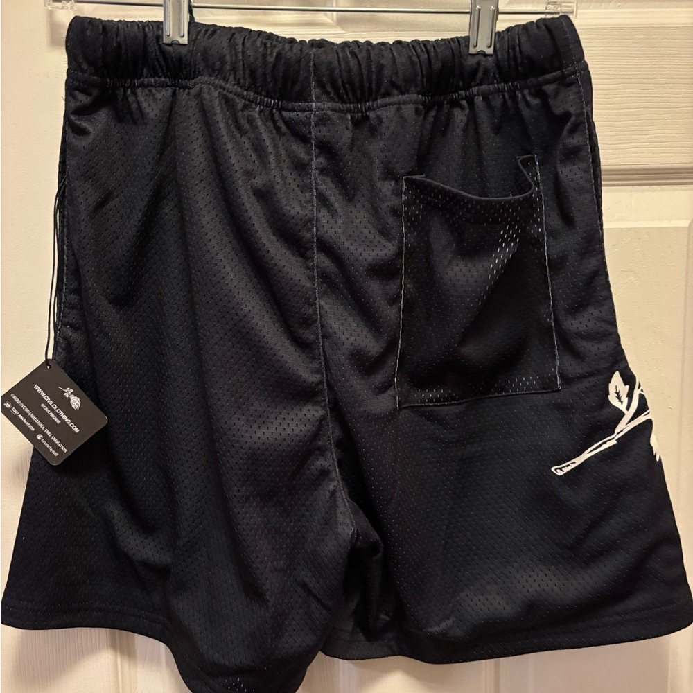 Civil Regime DBZ Shenron & The Rose Men’s Mesh Black Shorts Size Small BNWT - Picture 9 of 14
